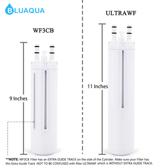 Bluaqua water filter replacement for   Frigidaire WF3CB  Water Filter, Puresource 3, 242069601  6-pack - funcoolbox2018